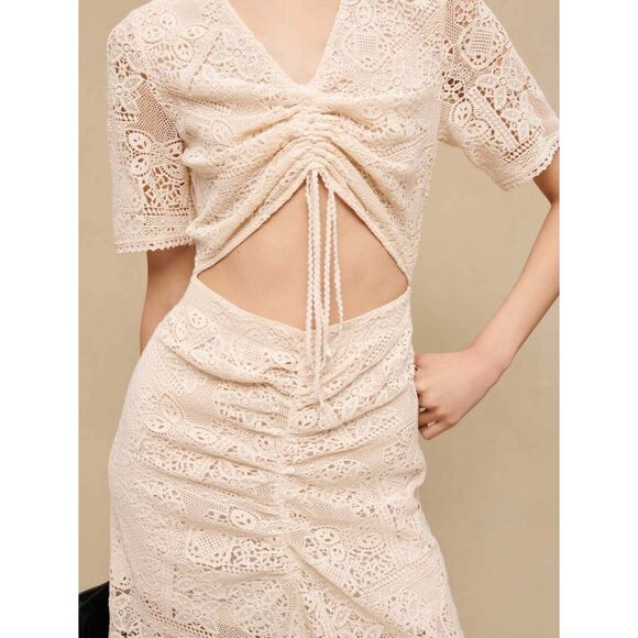 Maje Crochet Dress FR40 NEW NWT - Picture 3 of 13